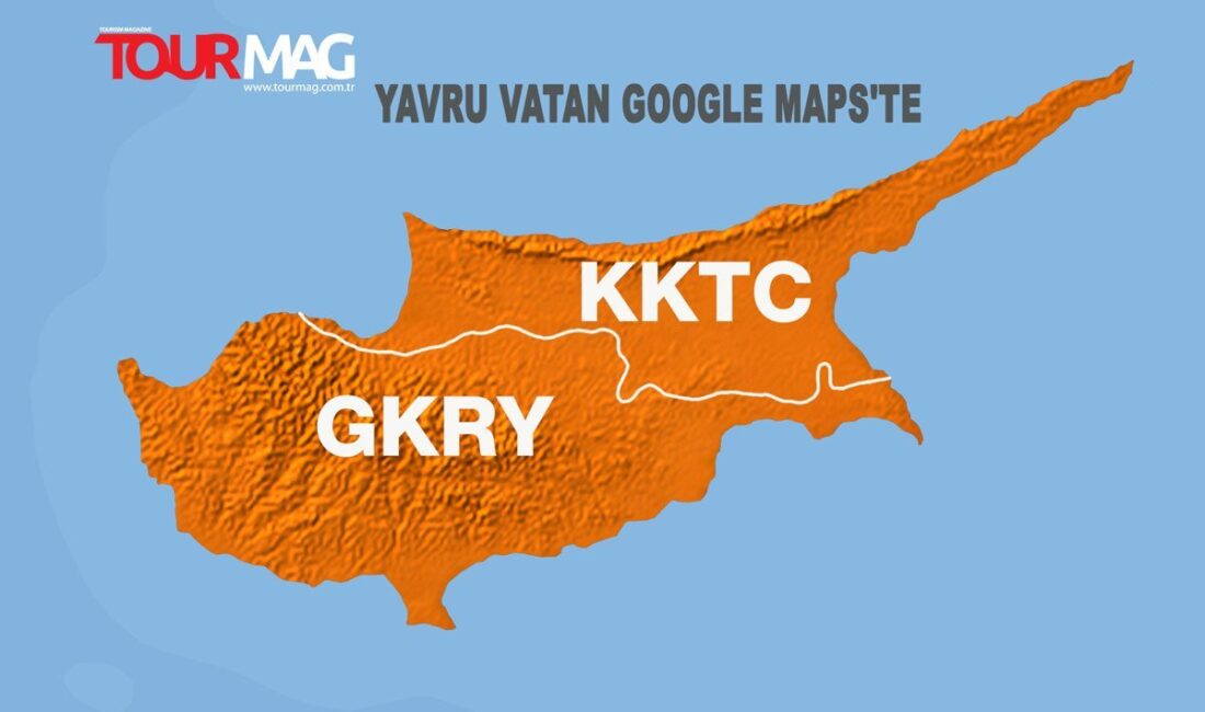 İnternet arama motoru Google, mobil harita uygulamasındaki ülkeler arasına KKTC’yi