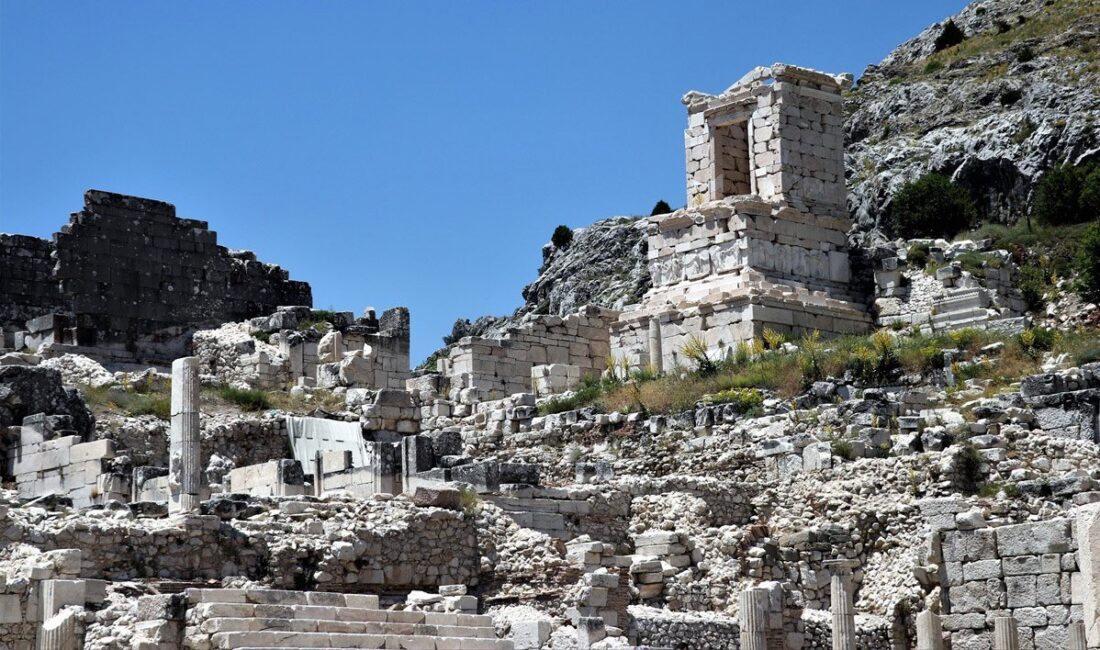 Burdur’un Ağlasun ilçesi yakınlarında bulunan Sagalassos Antik Kenti’nde 2017’nin kazı
