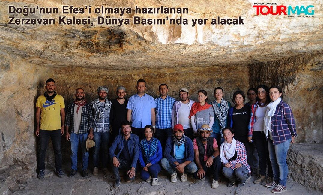 TOURMAG Turizm Dergisi’nin kapak konusu yaptığı Zerzevan Kalesi’nde, 2017 yılının