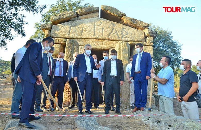 Aydın’ın Çine ilçesinde 2 bin 600 yıllık olduğu değerlendirilen Gerga