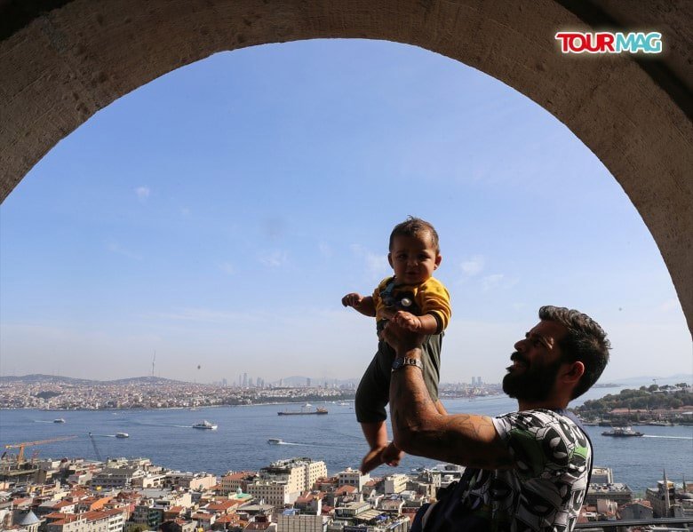 “Beyoğlu Kültür Yolu” projesi kapsamında restorasyonu tamamlanan Galata Kulesi ‘ne,