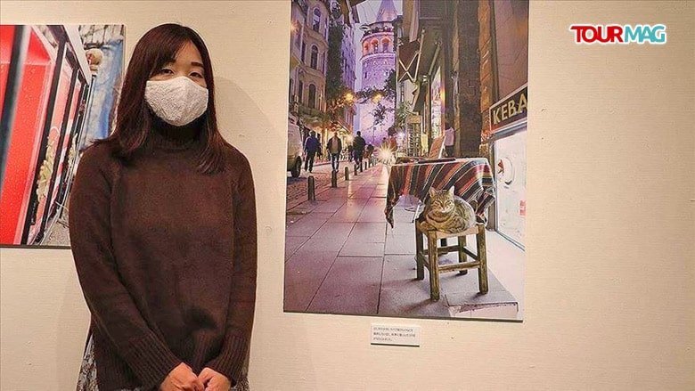 Mayu Koga, also photographer, says interaction between cats, humans in