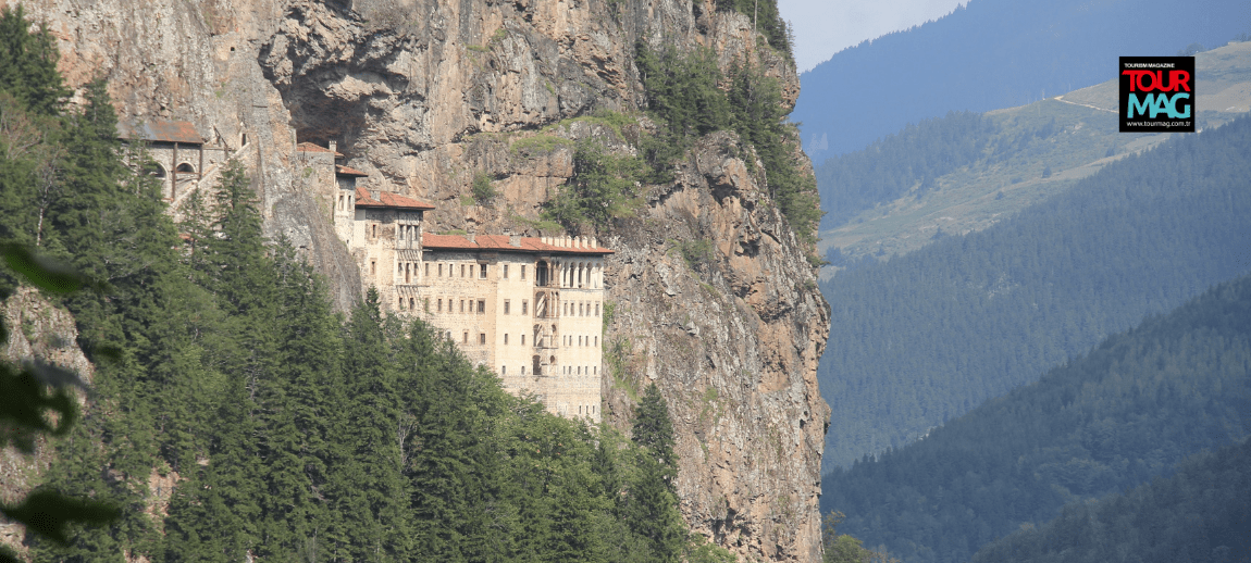 Sumela Monastery, located in the Black Sea province of Trabzon, was