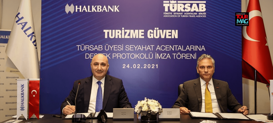 Halkbank Genel Müdürü Osman Arslan, TÜRSAB üyesi seyahat acentelerine 100