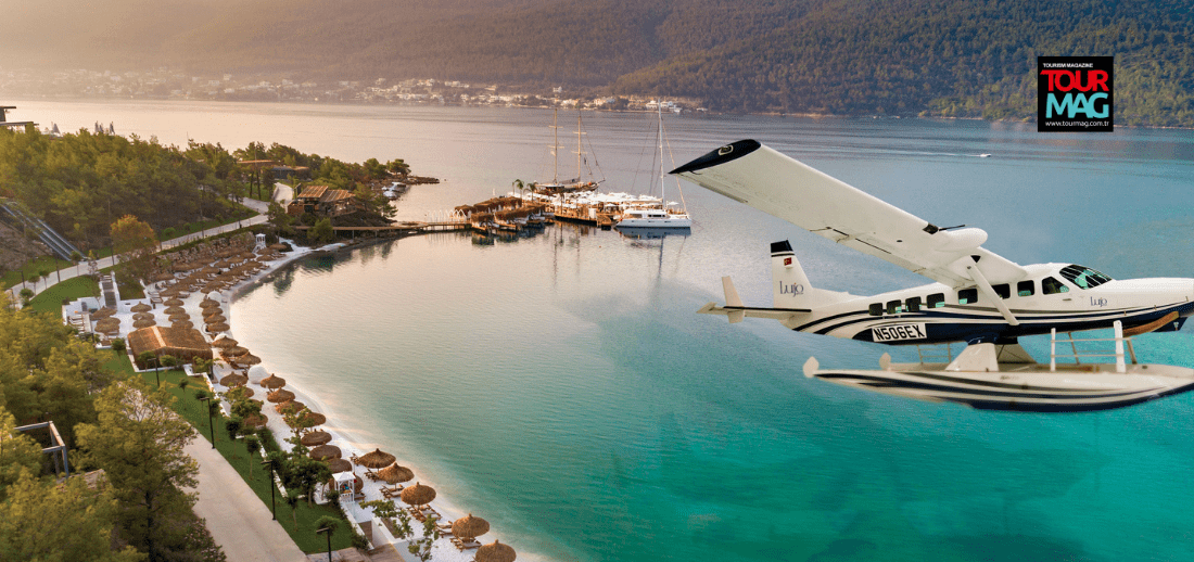 Lujo Hotel Bodrum yeni sezonda hizmetleri arasına eklediği deniz uçağı