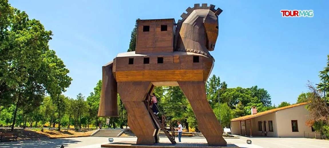 UNESCO Dünya Kültür Mirası Listesi’nde bulunan Çanakkale’deki Troya Antik Kenti