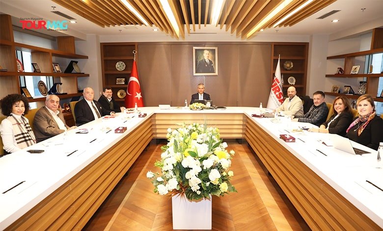 Akdeniz Turizm Vakfı Genel Sekreteri Andrew Agius Muscat, TÜRSAB’ı ziyaret
