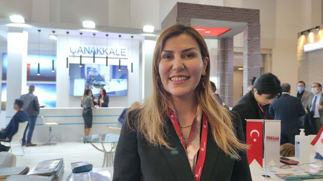 Çanakkale Turistik Otelciler Derneği (ÇATOD) Başkanı Nilgün Gökser, bölgeye gelen