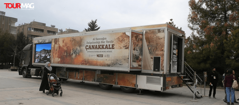Çanakkale Savaşları Gelibolu Tarihi Alan Başkanlığınca yürütülen proje kapsamında Türkiye