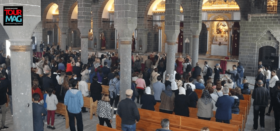 Diyarbakır’ın Sur ilçesinde terör saldırılarında zarar gören ve restorasyonu tamamlanarak
