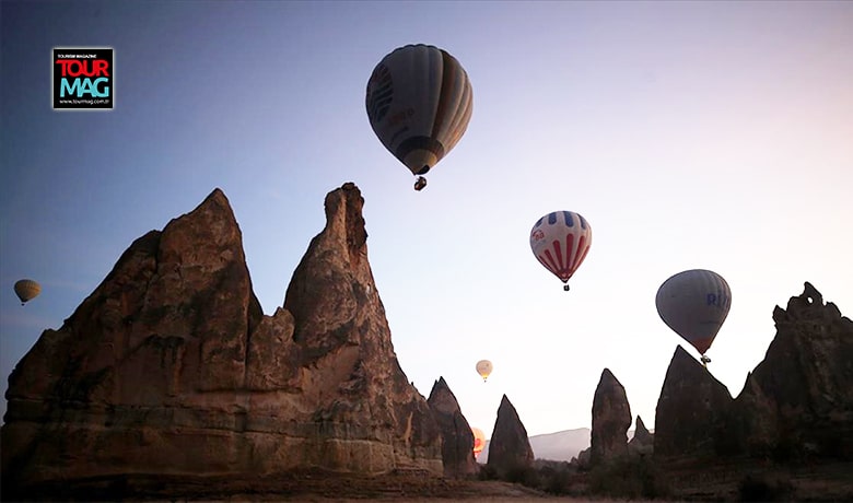 Kapadokya’daki en gözde aktivitelerden sıcak hava balon turuna bu yılın