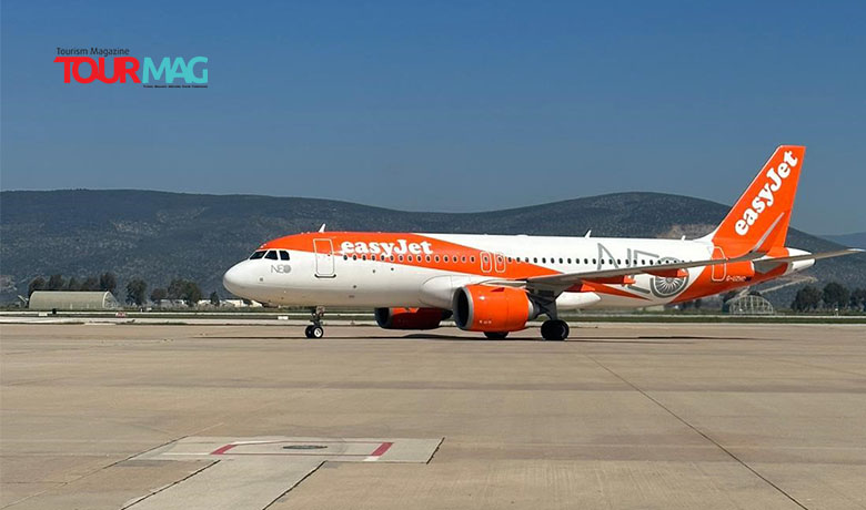 Milas-Bodrum Havalimanı, easyJet’in Bristol’den gerçekleştirdiği sezonun ilk uçuşunu törenle karşıladı.