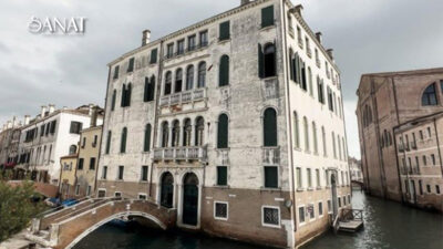 Venedik’in Santa Groce bölgesinde bulunan Palazzo Gradenigo, Ahmet Güneştekin tarafından
