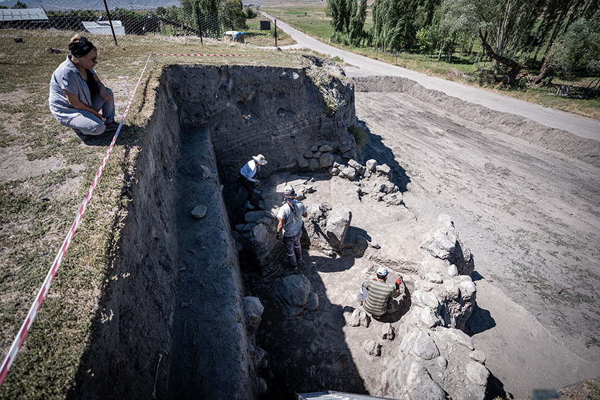 Erzurum'da, Değirmenler Höyük'ünde başlatılan kurtarma kazılarında, ilk yapılan tespitlerde yaklaşık