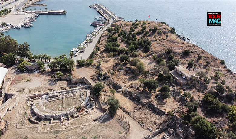 Mersin’deki Kelenderis Antik Kenti’nde devam eden arkeolojik çalışmalarda, daha önce