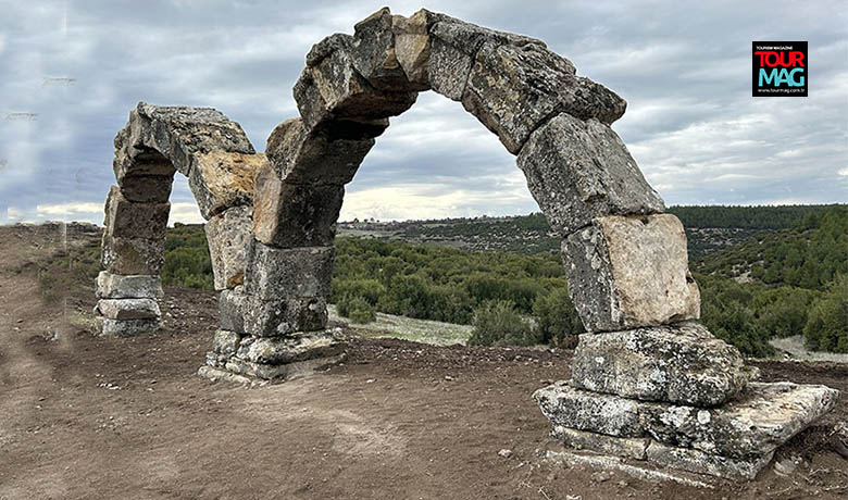 Uşak’ın Ulubey ilçesindeki Blaundos Antik Kenti’ndeki Roma dönemine ait olduğu