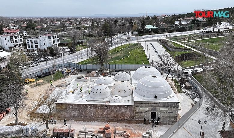 The 600-year-old Karamanoğlu Mehmet Bey Hammam in Konya is being