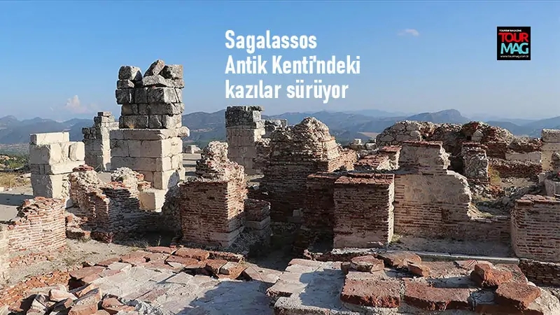 Burdur’un Ağlasun ilçesinde bulunan Sagalassos Antik Kenti’nde 20 yıldır sürdürülen