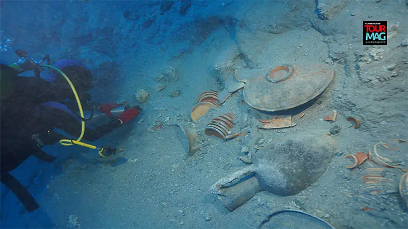 Muğla’nın Fethiye ilçesi kıyılarında yürütülen su altı arkeolojisi yüzey araştırmalarında,